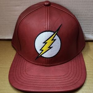 Bioworld Navy Red Flash Imitation Leather Adjustable Cap